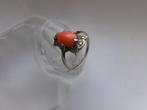Zilver, koraal - Ring - Art Deco, Antiek en Kunst