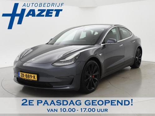 Tesla Model 3 PERFORMANCE 463 PK AWD *BTW*, Auto's, Tesla, Lease, Automaat, Hatchback, Elektrisch, Plug-in hybride