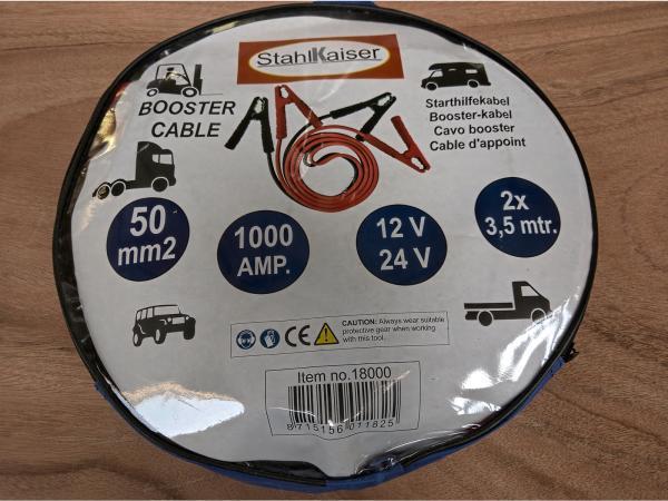 Veiling - 1 accu startkabelset 1000amp, STAHLKAISER, Auto diversen, Autogereedschap