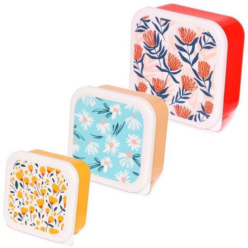 Set van 3 Lunchtrommels - Pick of the Bunch - Boterbloem, Pr, Huis en Inrichting, Keuken | Keukenbenodigdheden, Nieuw, Ophalen of Verzenden