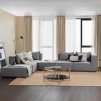 Modulaire Bank / Hoekbank Domas XXL - Donkergrijs - Stoffen, Huis en Inrichting, Verzenden, Nieuw