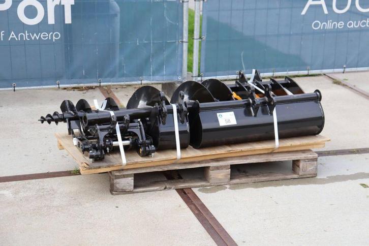 Veiling: 9 delig excavator attachment XY Industrial XY-08.T-, Zakelijke goederen, Machines en Bouw | Onderdelen, Ophalen
