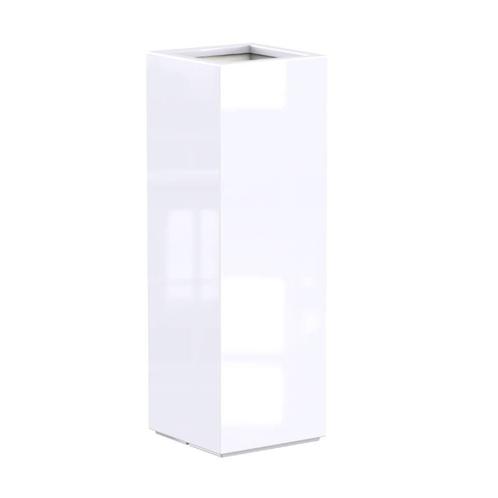 Polyester plantenbak hoogglans 40x40x120cm - Met bodem, Tuin en Terras, Bloembakken en Plantenbakken, 60 cm of meer, Minder dan 60 cm