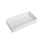 Wastafel Vincenza 70x36x13cm mat wit, Verzenden, Nieuw