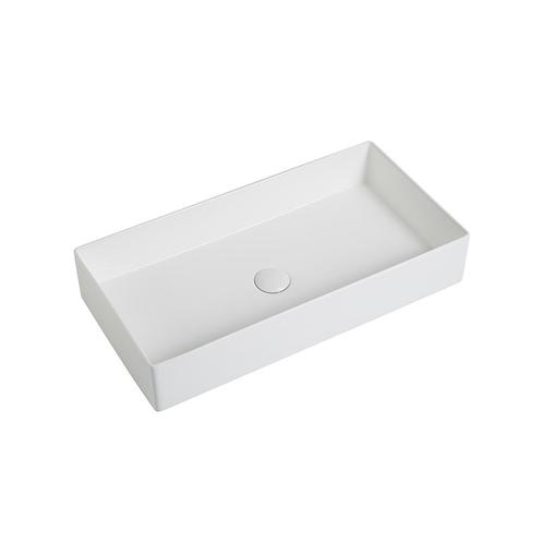 Wastafel Vincenza 70x36x13cm mat wit, Doe-het-zelf en Verbouw, Sanitair, Verzenden