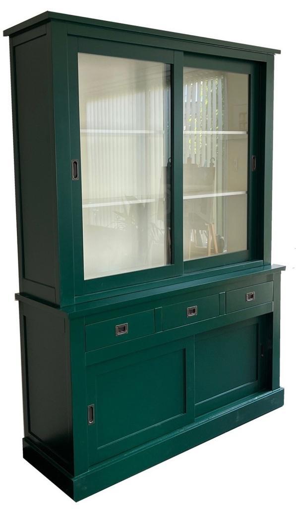 Buffetkast mosgroen Gouda 160cm, Huis en Inrichting, Kasten | Buffetkasten, Ophalen of Verzenden