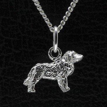 Zilveren Leonberger ketting hanger - klein, Sieraden, Tassen en Uiterlijk, Kettinghangers, Verzenden