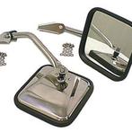 Rugged Ridge 55-86 Jeep CJ Chrome CJ-Style Side Mirror Kit, Ophalen of Verzenden, Nieuw