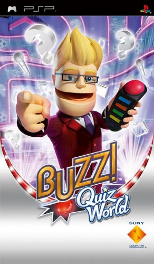 Buzz Quiz World (Sony PSP), Spelcomputers en Games, Games | Sony PlayStation Portable, Gebruikt, Vanaf 7 jaar, Verzenden