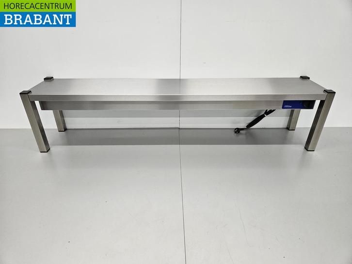 HCB RVS Warmtebrug Warmhoudbrug Verwarmde etagere 160 cm, Zakelijke goederen, Horeca | Keukenapparatuur, Nieuw in verpakking, Ophalen of Verzenden