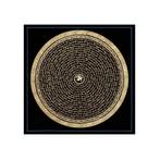 100 * 100 cm OM mantra Mandala | Handgeschilderde Mantra