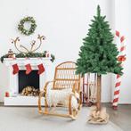 Kerstboom 160 cm - PVC takken en houten stam voor een nat..., Diversen, Kerst, Ophalen of Verzenden, Nieuw