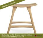 Ethnicraft Osso kruk - Beige, Huis en Inrichting, Krukjes, Ophalen of Verzenden, Nieuw, Overige materialen
