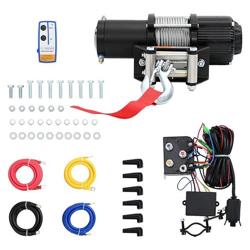 vidaXL Lier elektrisch 12 V 4.500 lbs 2.040 kg met, Zakelijke goederen, Machines en Bouw | Liften, Steigers en Ladders, Verzenden