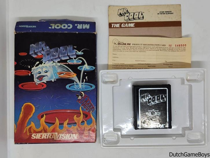Atari 400/800 - Sierravision - Mr. Cool, Spelcomputers en Games, Games | Atari, Gebruikt, Verzenden
