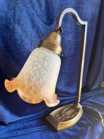 Tafellamp - Legering, Glas - Art deco lamp, Antiek en Kunst