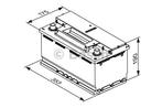 Accu / Batterij ALFA ROMEO GIULIA (2.2 D,2.2 D Q4,2.0,2.0..., Auto-onderdelen, Accu's en Toebehoren, Ophalen of Verzenden, Nieuw
