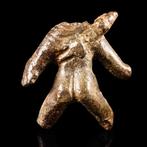 Oud-Romeins Bronzen beeldje van een krijger met een pijl en, Antiek en Kunst