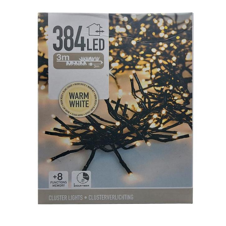 Kerstverlichting met Trafo - Timer - 384 LEDs - IP44 - 3, Diversen, Kerst, Nieuw, Verzenden