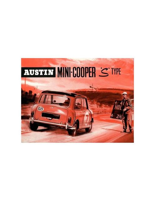 1965 MINI COOPER S BROCHURE ENGELS, Boeken, Auto's | Folders en Tijdschriften