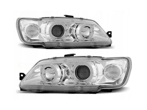 Angel Eyes koplampen Chrome geschikt voor Peugeot 306, Auto-onderdelen, Verlichting, Nieuw, Peugeot, Verzenden