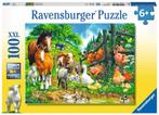 Dierenbijeenkomst Puzzel (100 XXL stukjes) | Ravensburger -, Kinderen en Baby's, Speelgoed | Kinderpuzzels, Verzenden, Nieuw