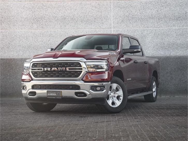 Dodge Ram 1500 Big Horn 3.6L eTorque, Auto's, Bestelauto's, Lease, Zwart, Automaat, Overige kleuren, Financial lease, Leder, LPG