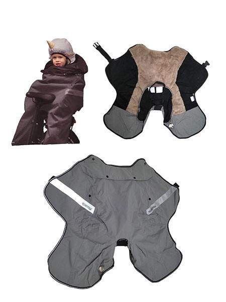 Beenkleed thermoscud voor kinderzitje grijs Taac b015, Motoren, Kleding | Motorkleding, Ophalen of Verzenden