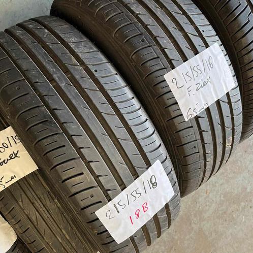 2 x Falken Ziex 215-55-18 Zomerbanden 6,5mm, Auto-onderdelen, Banden en Velgen, 18 inch, Zomerbanden, 215 mm, Personenwagen, Gebruikt