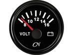 CN voltmeter 12V Zwart, Watersport en Boten, Ophalen of Verzenden, Nieuw