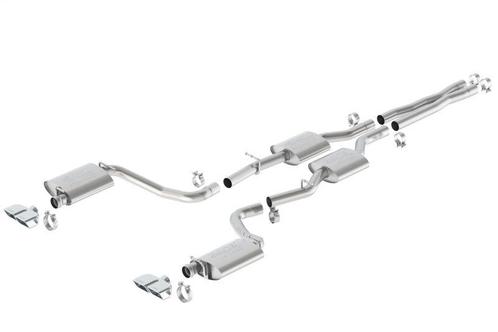 Borla 15-16 Dodge Challenger R/T 5.7L Dual Rectangle Angle, Auto-onderdelen, Uitlaatsystemen, Ophalen of Verzenden