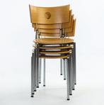 Kusch & Co. - Stapelbare stoel (4) - Beuken, Hout, Staal,