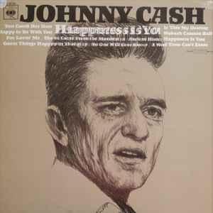 LP gebruikt - Johnny Cash - Happiness Is You, Cd's en Dvd's, Vinyl | Country en Western, Zo goed als nieuw, Verzenden