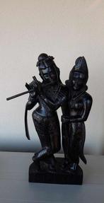 Radha en Krishna - 40 cm - Ebbenhout - India - midden van de