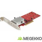 StarTech.com x8 dubbele M.2 PCIe SSD adapter PCIe 3.0