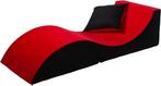 Relax fauteuil - 60 x 150 x 40 cm - zwart rood, Kinderen en Baby's, Ophalen of Verzenden, Nieuw