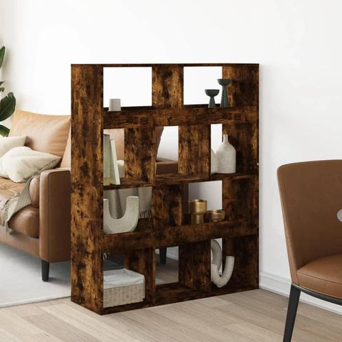 vidaXL kamerscherm 100x33x125,5 cm bewerkt hout gerookt, Huis en Inrichting, Kasten | Boekenkasten, Nieuw, Overige houtsoorten