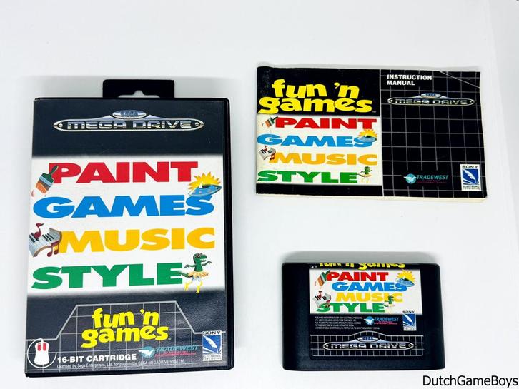 Sega Megadrive - Fun N Games, Spelcomputers en Games, Games | Sega, Gebruikt, Verzenden