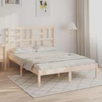vidaXL Bedframe massief hout 120x190 cm, Huis en Inrichting, Slaapkamer | Bedden, Bruin, Verzenden, Nieuw, 190 cm of minder