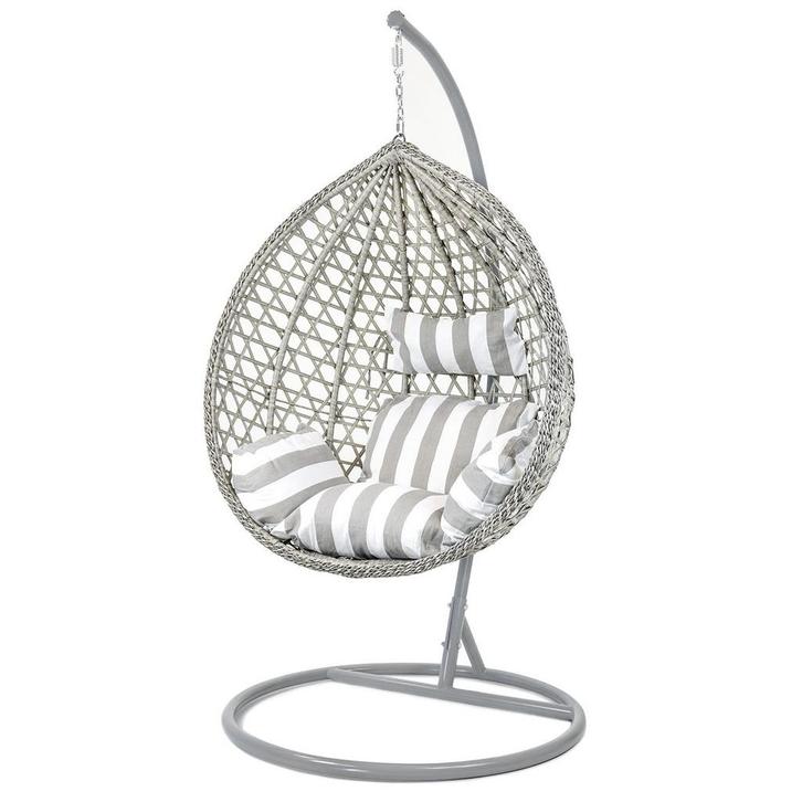 Schommelstoel Hangstoel | Grijs Staal | Laatste Stuk!, Huis en Inrichting, Banken | Sofa's en Chaises Longues, Minder dan 150 cm