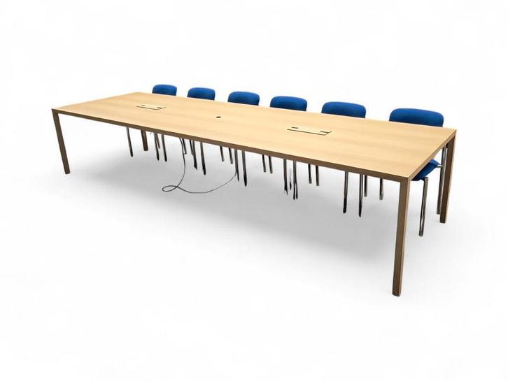 Arco Slim tafel 360x105 cm, fineer naturel, Zakelijke goederen, Kantoor en Winkelinrichting | Kantoormeubilair en Inrichting, Ophalen of Verzenden