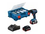 Bosch Akku-Bohrschrauber GSR 18V-55 mit 2x Akku GBA 18V, Verzenden, Zo goed als nieuw