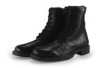 Linea Zeta Veterboots in maat 40 Zwart | 10% extra korting, Kleding | Dames, Schoenen, Verzenden, Zwart, Overige typen, Zo goed als nieuw