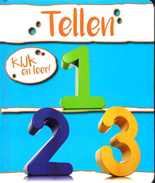 Tellen Kijk en leer peuterboek hardcover 9789039627662, Boeken, Overige Boeken, Gelezen, Verzenden