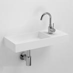 Fontein Clou Mini Wash Me Plus 56x24x7.5cm Aluite Mat Wit, Ophalen of Verzenden, Nieuw, Overige typen
