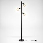 B.K.Licht - Industriële Vloerlamp- zwarte staande lamp  -