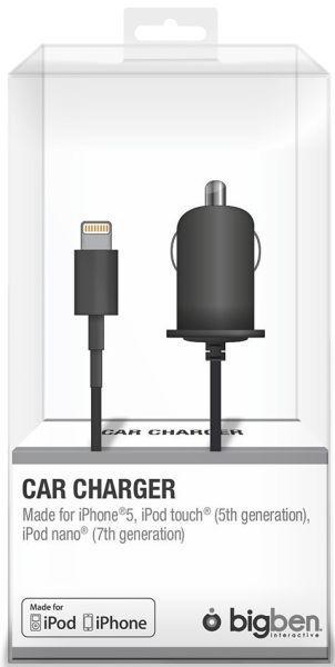 BigBen Apple Lightning Car Charger-Zwart (Phones) NIEUW, Telecommunicatie, Mobiele telefoons | Overige merken, Nieuw, Ophalen of Verzenden