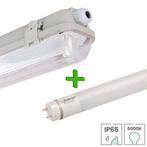IP65 LED TL armatuur 60 cm enkel + LED TL buis | 9 watt |, Verzenden, Nieuw, Functioneel