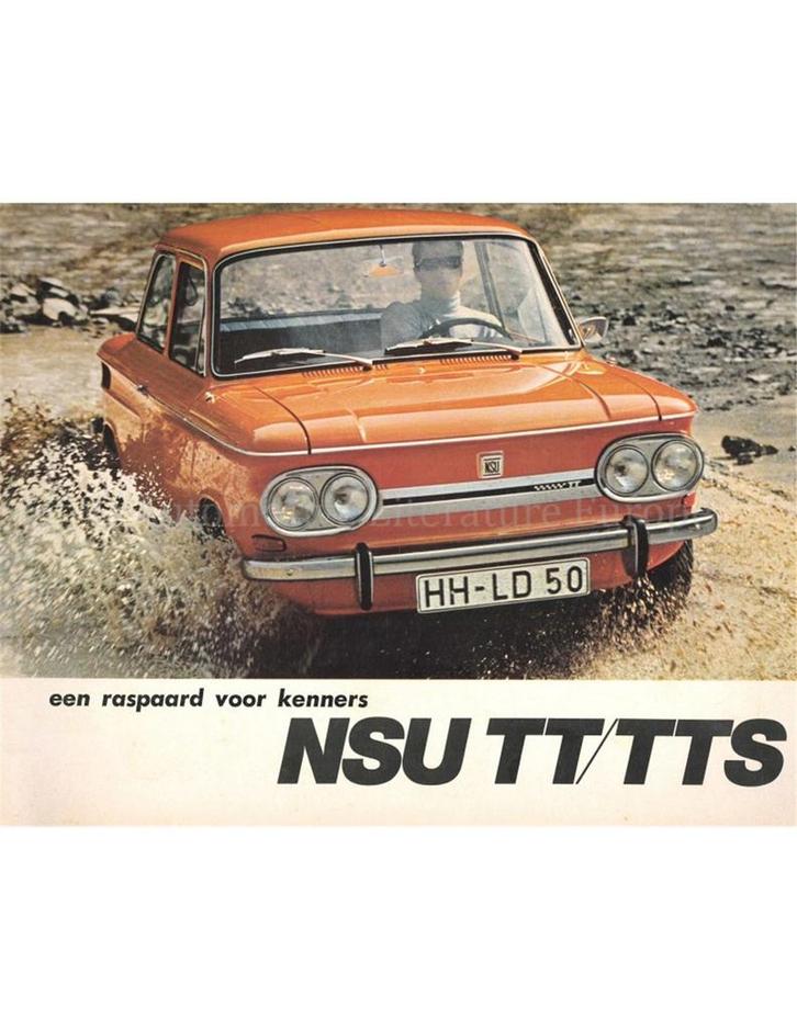 1968 NSU TT BROCHURE NEDERLANDS, Boeken, Auto's | Folders en Tijdschriften