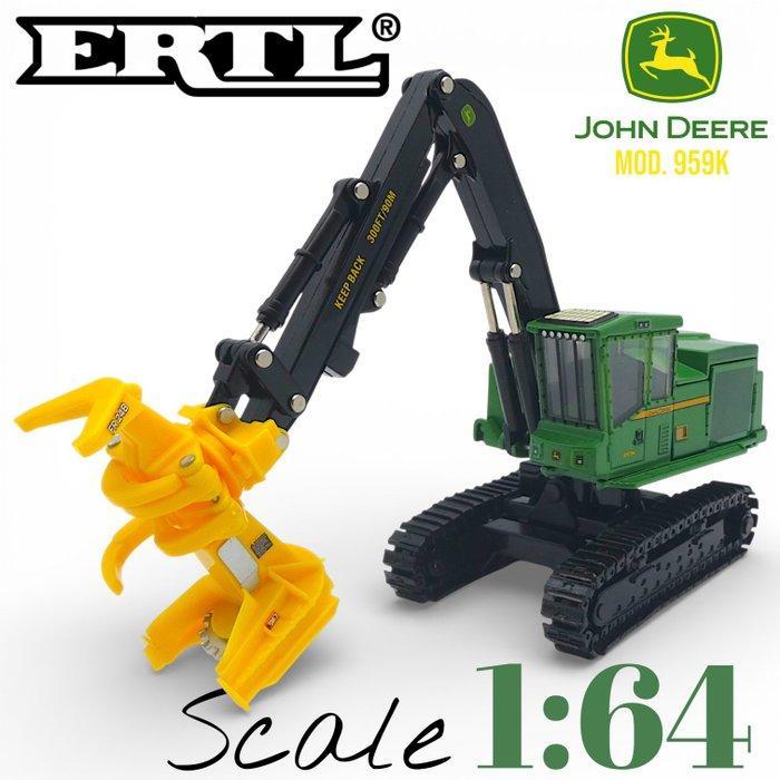 Ertl - John Deere Tracked Timber Forestry Feller Buncher, Hobby en Vrije tijd, Modelauto's | 1:5 tot 1:12